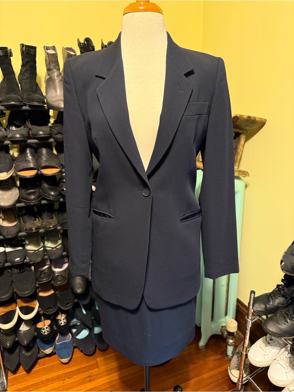 Giorgio Armani Navy Women's Skirt Suit